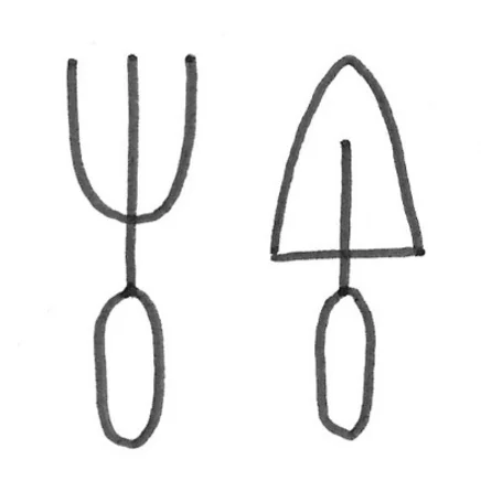 Trädgårdsredskap för trädgårdsarbete